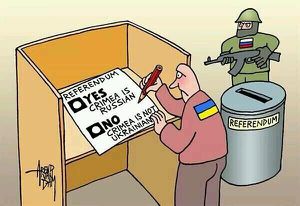 "Referendum" in Crimea: no option to stay in Ukraine. 2014.03.16. [27]