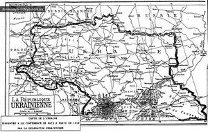 Map of Ukraine, 1919 [67]